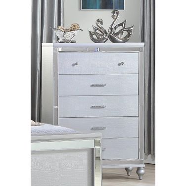 Sterling Mirror Framed Chest Silver