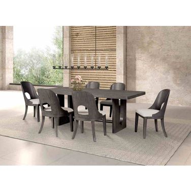 Sterling West Rectangular Dining Room Set In Ash Gray