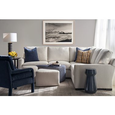 Stocked Charlotte Sectional In White