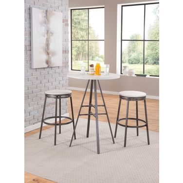 Stockton Bar Set In Grey/White