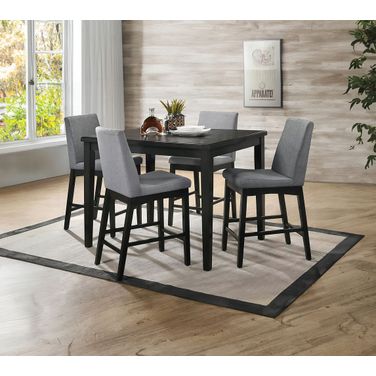 Strom Counter Height Table In Dark Walnut