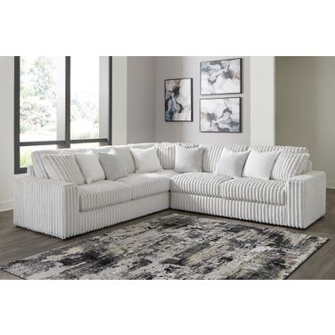 Stupendous 3-Piece Sectional In Alloy
