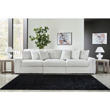Stupendous 3-Piece Sectional Sofa In Alloy
