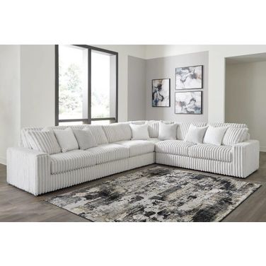 Stupendous 4-Piece Sectional In Alloy