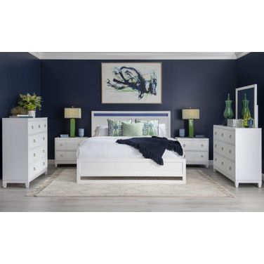 Summerland Pure White Panel Bedroom Set