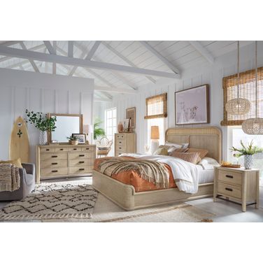 Sunset Cove Panel Bedroom Set In Sanibel Brown