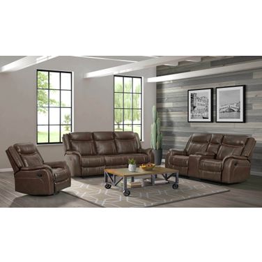 Sunset Trading Avant 3 Piece Reclining Living Room Set