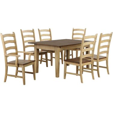 Sunset Trading Brook 7 Piece Rectangular Extendable Dining Set