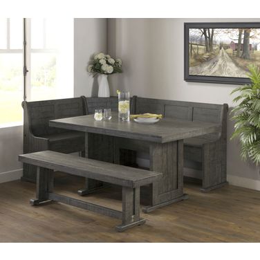 Sunny Dining Nook Table Set In Gray