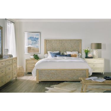 Surfrider Light Natural Panel Bedroom Set
