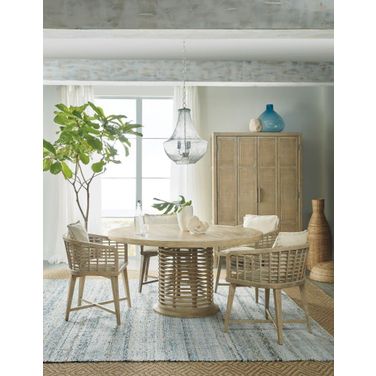 Surfrider Light Wood 60 Inch Round Dining Room Set