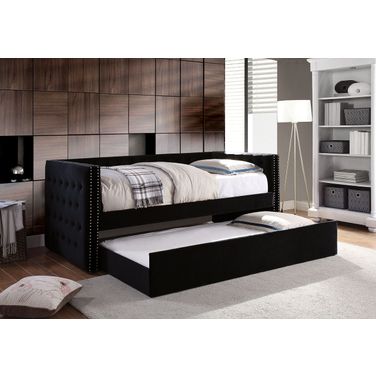Susanna Daybed with Trundle In Black