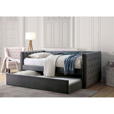 Susanna Daybed With Trundle In Gray