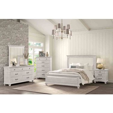 Swanley Bedroom Set In Weathered Gray