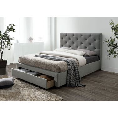 Sybella California King Bed In Gray
