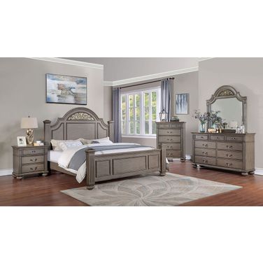 Syracuse California King Bed In Gray