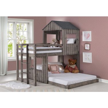 T-F Campsite Loft Rustic Dirty Grey