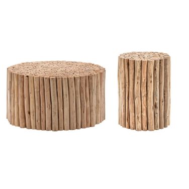 T1009-32 Occasional Table Set In Wood