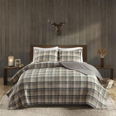 Tasha Oversized Quilt Mini Set In Tan