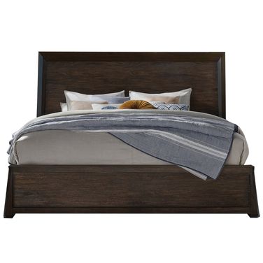 Tauren King Panel Bed In Coffee Bean