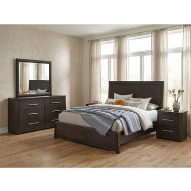 Tauren Panel Bedroom Set In Coffee Bean
