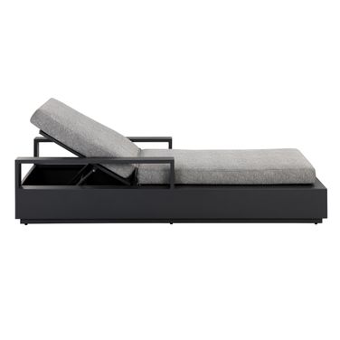 Tavira Lounger In Charcoal and Salt And Pepper