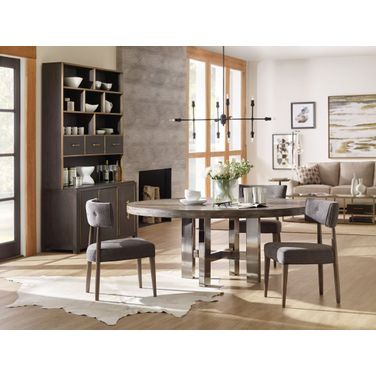 Curata Mountain Modern 72 Inch Round Dining Room Set