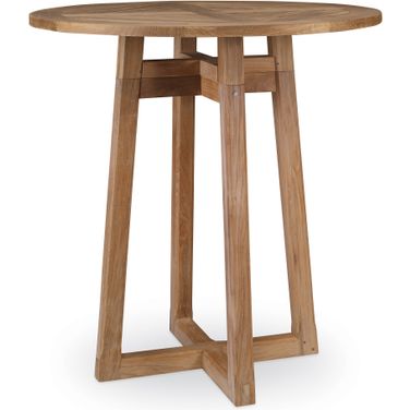 Teak Bar/Counter Height Table In Natural