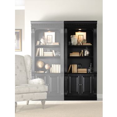 Telluride Black Bunching Bookcase