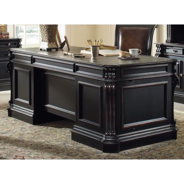 Telluride Black Executive Desk