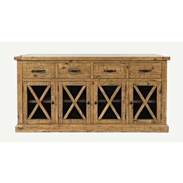 Telluride 70 Inch 4 Drawer Sideboard Buffet Server In Gold