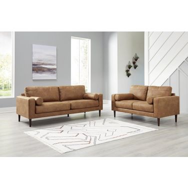 Telora Living Room Set In Caramel