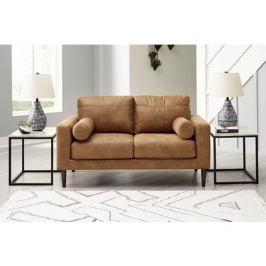 Telora Loveseat In Caramel