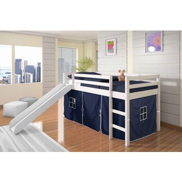 Tent Bed White W-Blue Tent Kit