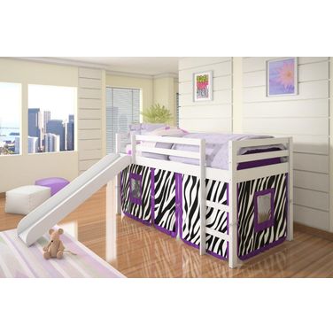 Tent Bed White W-Zebra Tent Kit
