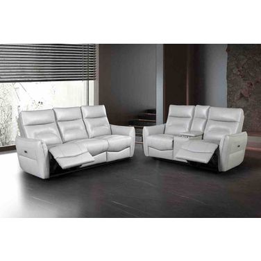 Terentius Power Reclining Living Room Set In Taupe