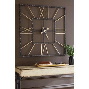 Thames Black Wall Clock