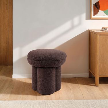 Thisbe Stool In Brown