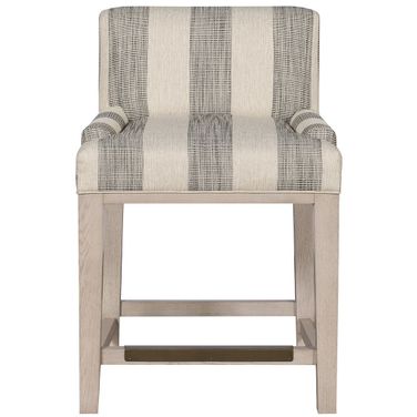 Thom Filicia Home Spencer Counter Stool In Black and Tan