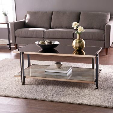 Thornsett Cocktail Table With Mirrored Top