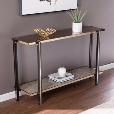 Thornsett Console Table With Mirrored Top