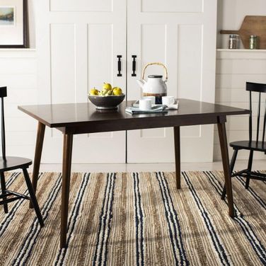 Tia Walnut Rectangle Dining Room Set