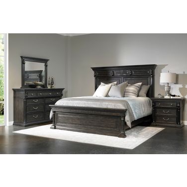 Timeless Panel Bedroom Set in Mink
