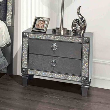 Titania Nightstand In Gray