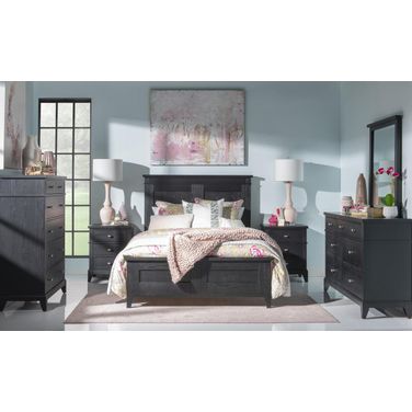 Today's Traditions Complete Youth Panel Bedroom Set In Blacksmith