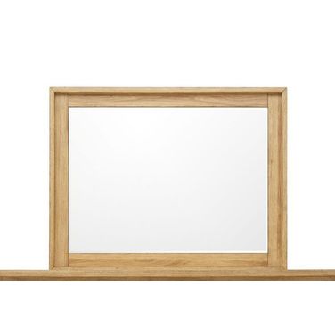 Today's Traditions Landscape Mirror In Natural Hickory