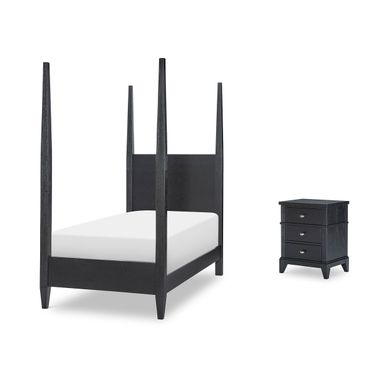 Today's Traditions Youth Poster Bedroom Set In Blacksmith