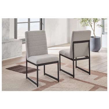 Tomtyn Dining Chair Set of 2 In Light Brown
