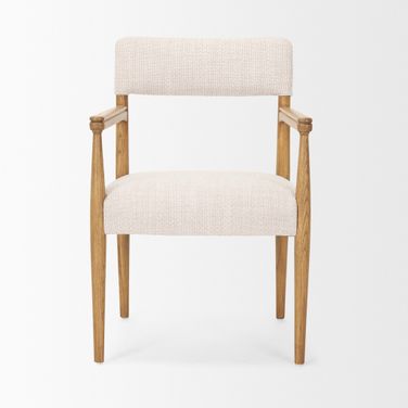 Toni Nettlewood with Heathered Performance Fabric Dining Chair In Gray