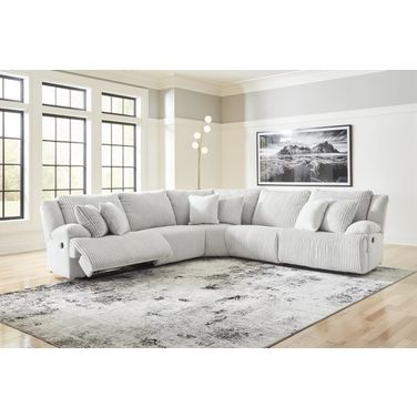 Top Tier 5-Piece Reclining Sectional In Alloy
